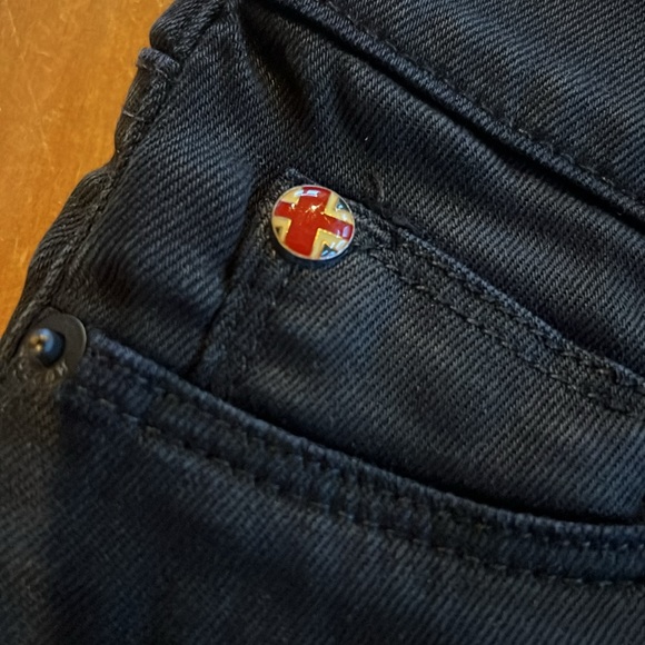 Hudson black skinny jeans size 27. In good condition. Gently worn. - Picture 4 of 5